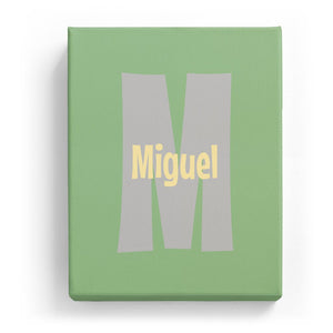 Miguel Overlaid on M - Cartoony