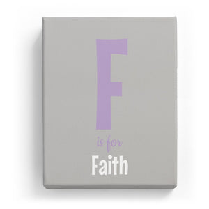 F is for Faith - Cartoony