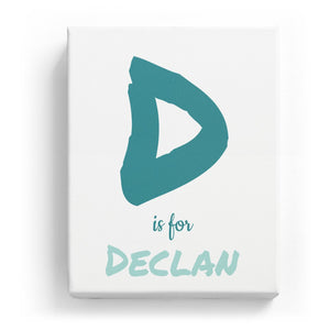 D is for Declan - Artistic
