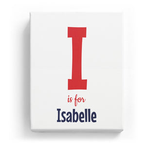 I is for Isabelle - Cartoony