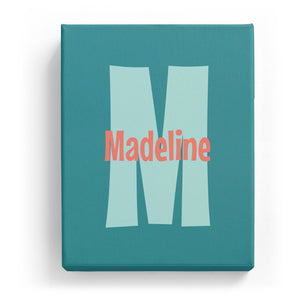 Madeline Overlaid on M - Cartoony