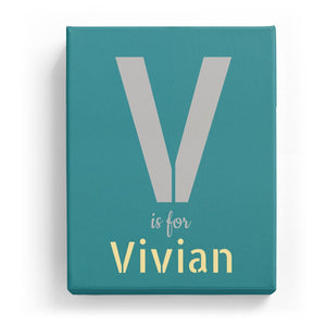 V is for Vivian - Stylistic