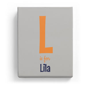 L is for Lila - Cartoony
