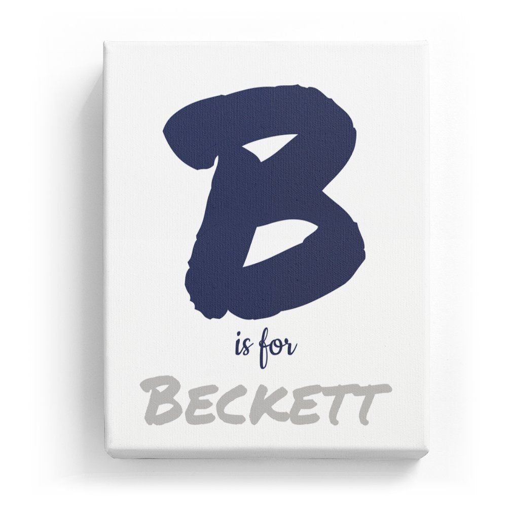 Beckett's Personalized Canvas Art