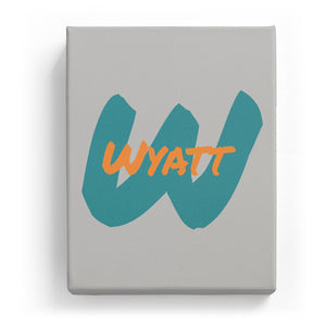 Wyatt Overlaid on W - Artistic
