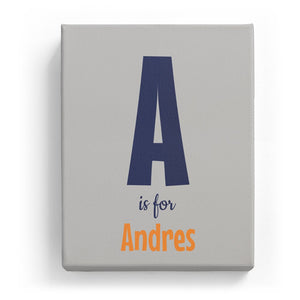 A is for Andres - Cartoony