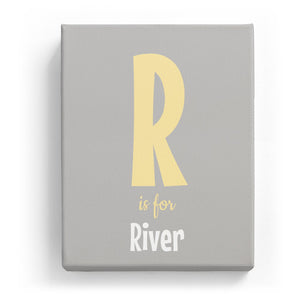 R is for River - Cartoony