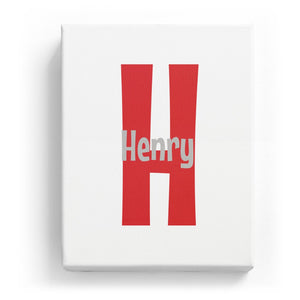 Henry Overlaid on H - Cartoony