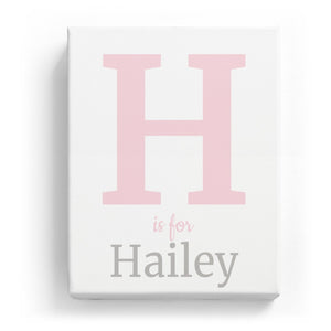 H is for Hailey - Classic
