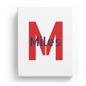 Miles Overlaid on M - Stylistic