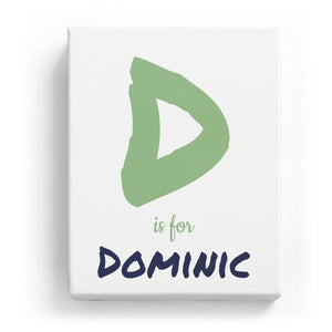 D is for Dominic - Artistic