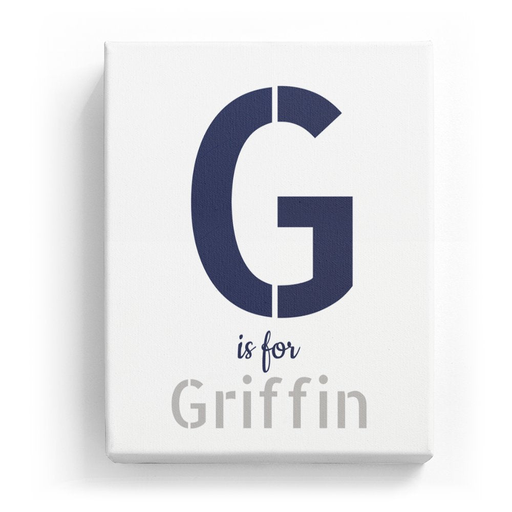 Griffin's Personalized Canvas Art