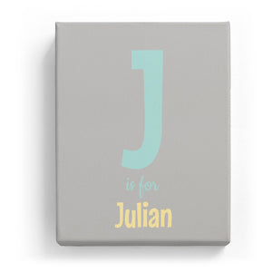 J is for Julian - Cartoony