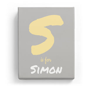 S is for Simon - Artistic