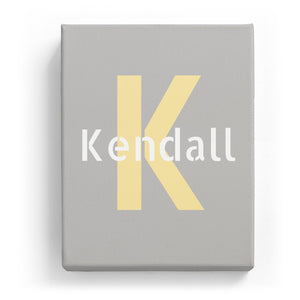 Kendall Overlaid on K - Stylistic