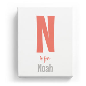 N is for Noah - Cartoony