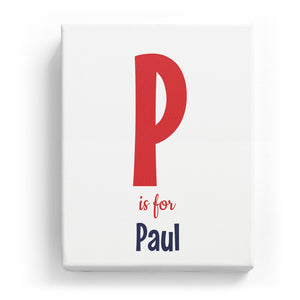 P is for Paul - Cartoony