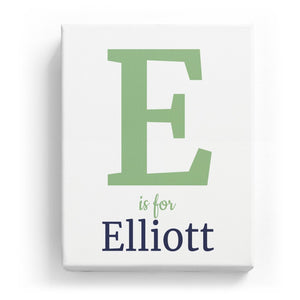 E is for Elliott - Classic