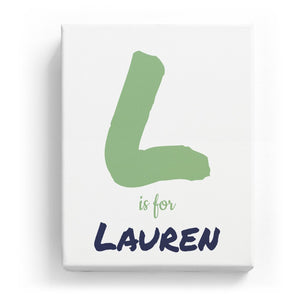 L is for Lauren - Artistic