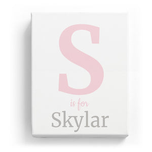 S is for Skylar - Classic