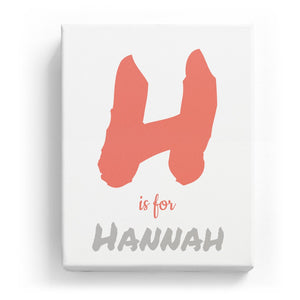 H is for Hannah - Artistic