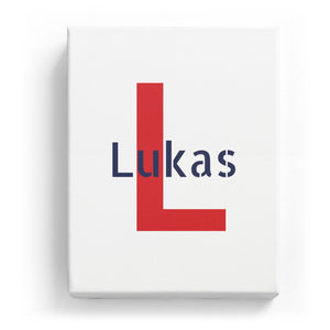 Lukas Overlaid on L - Stylistic