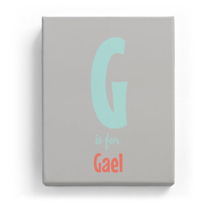 G is for Gael - Cartoony