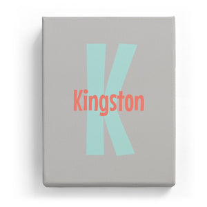 Kingston Overlaid on K - Cartoony