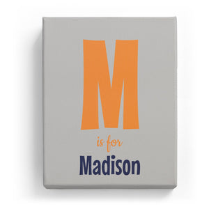 M is for Madison - Cartoony