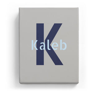 Kaleb Overlaid on K - Stylistic