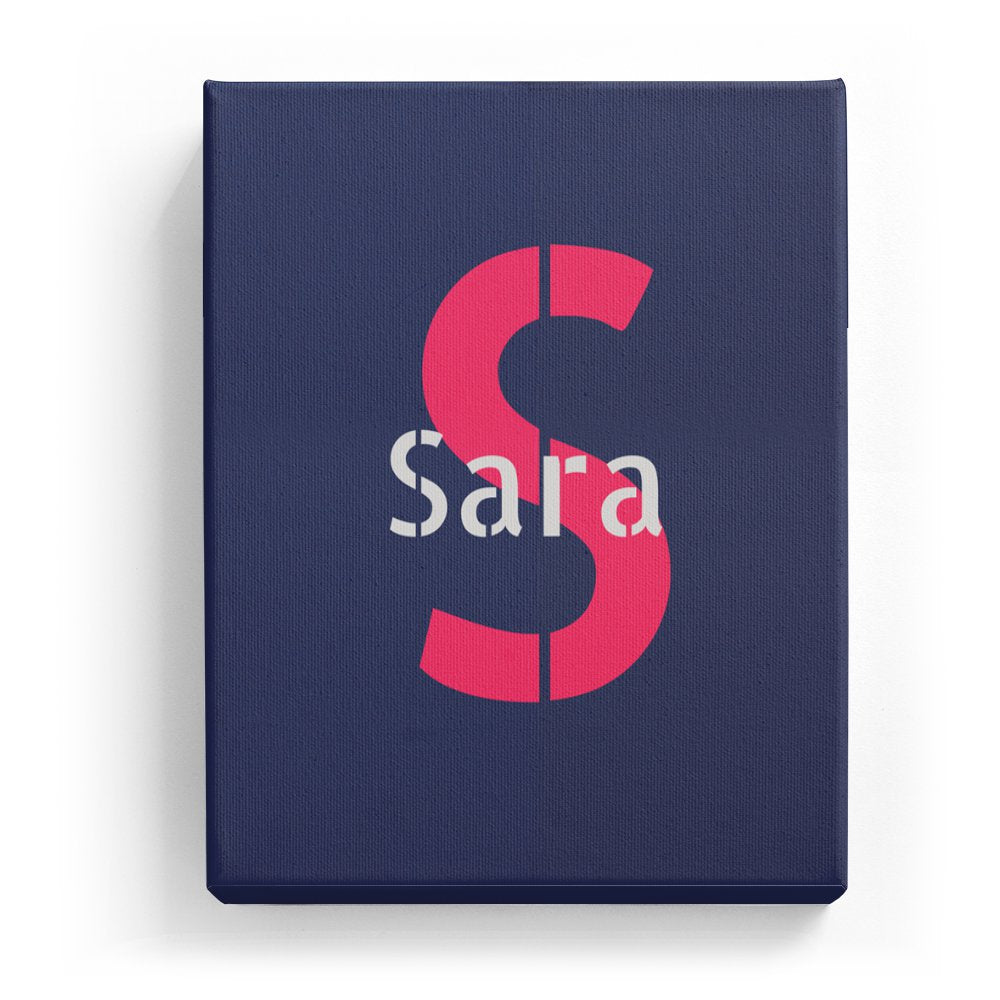 Sara's Personalized Canvas Art