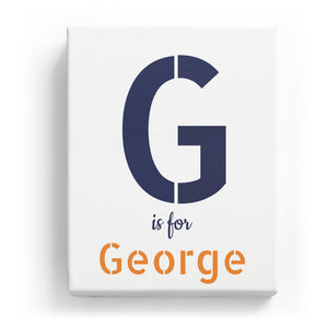G is for George - Stylistic
