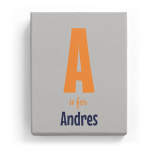 A is for Andres - Cartoony