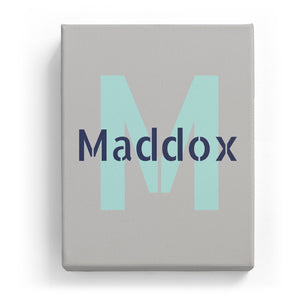 Maddox Overlaid on M - Stylistic