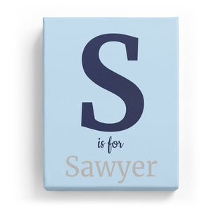 S is for Sawyer - Classic