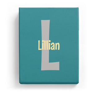 Lillian Overlaid on L - Cartoony
