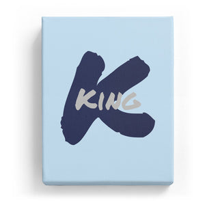 King Overlaid on K - Artistic