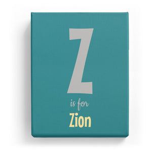 Z is for Zion - Cartoony