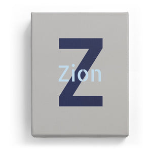 Zion Overlaid on Z - Stylistic