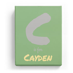 C is for Cayden - Artistic