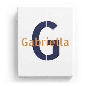 Gabriella Overlaid on G - Stylistic