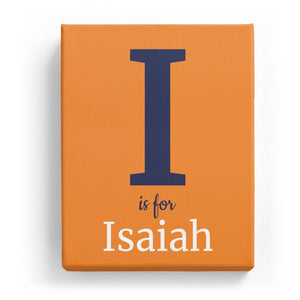 I is for Isaiah - Classic