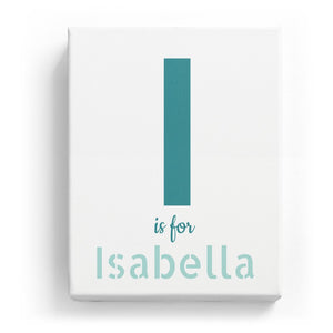 I is for Isabella - Stylistic