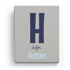 H is for Hudson - Cartoony