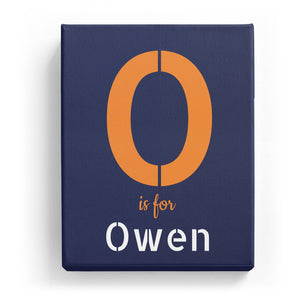 O is for Owen - Stylistic