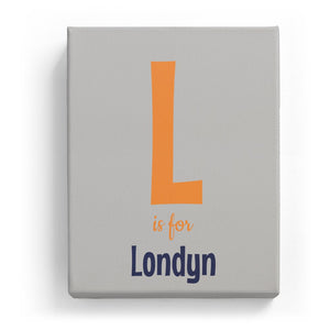 L is for Londyn - Cartoony