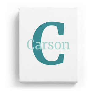Carson Overlaid on C - Classic