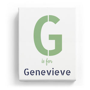 G is for Genevieve - Stylistic