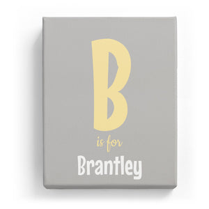 B is for Brantley - Cartoony