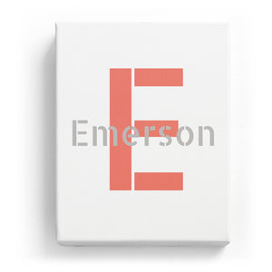 Emerson Overlaid on E - Stylistic